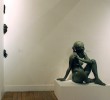 "Entrance" (bronze) and "Cinzia" (cement) at Natsoulas Gallery 2010